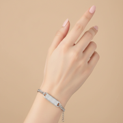 Pasha Alpine 925 Sterling Slver Bracelet with Adjustable Length